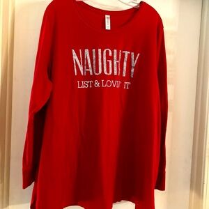 Cacique sleep shirt. 22/24